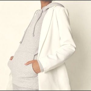 H & M Off White Blazer Sz. 12